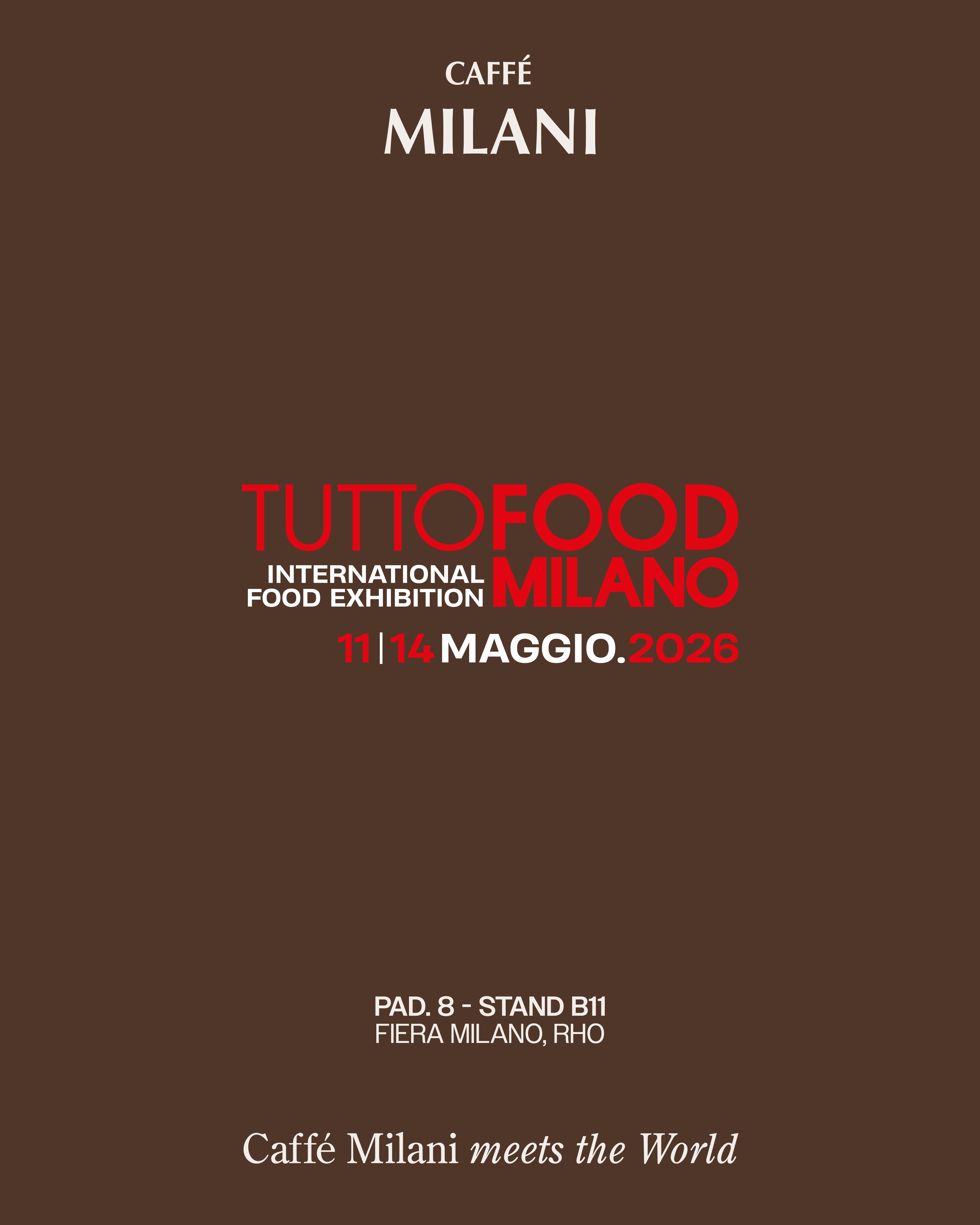 TUTTOFOOD 2026: Caffè Milani incontra nuove esperienze di gusto