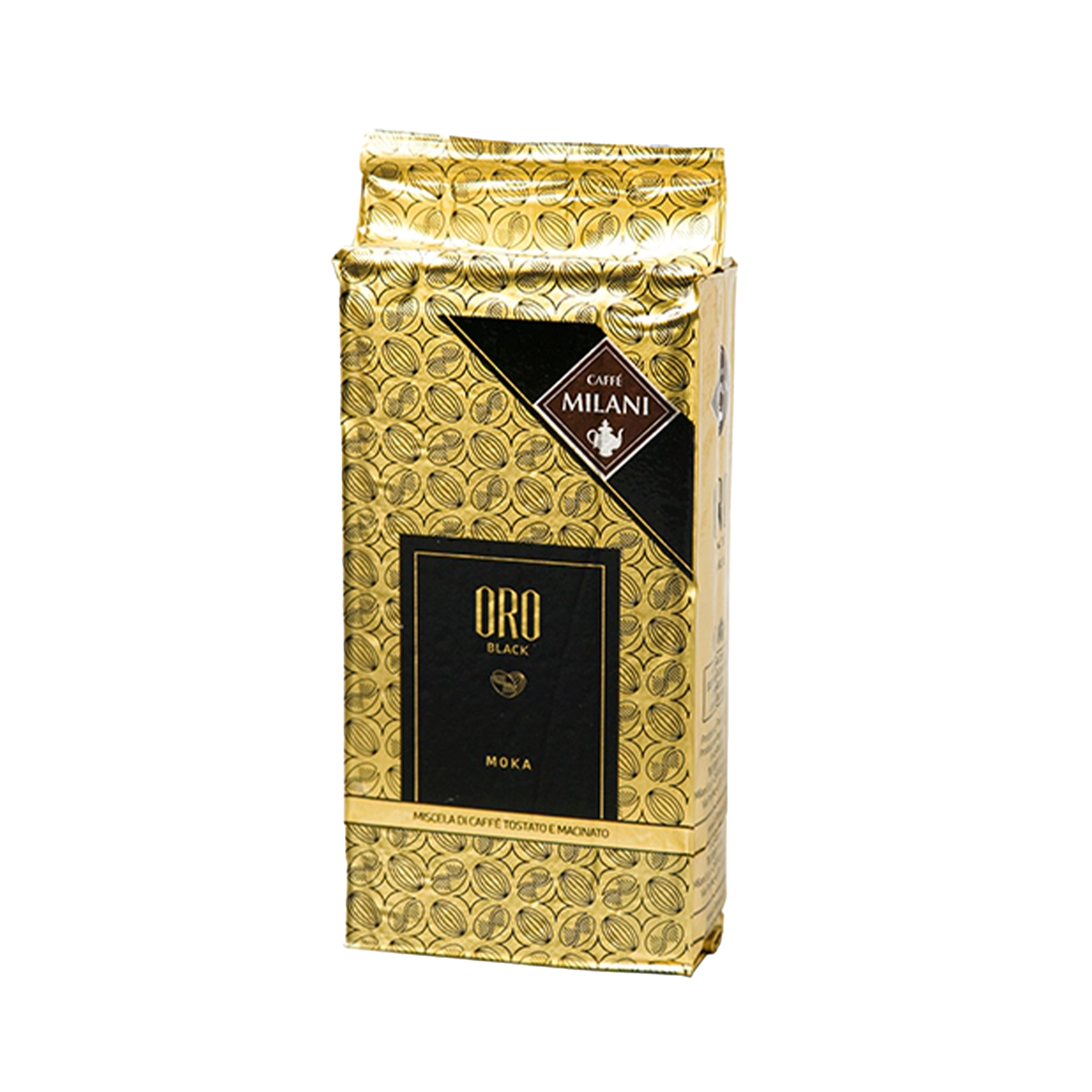 Macinato Oro Black prodotto Caffè Milani per la grande distribuzione